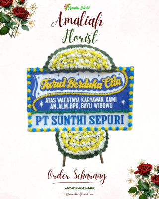 Papan Bunga Duka di Lanto